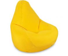 Loft 25 - Pouf da gioco per interni/esterni, pouf da soggiorno, impermeabile, giallo