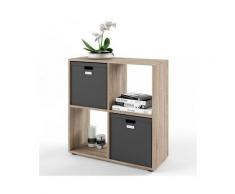 Libreria scaffale cubo con 4 scomparti camera divisorio quadrato vari colori colore principale: