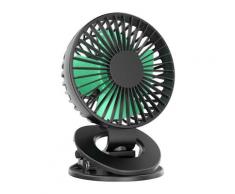 Ventilatore Passeggino, Ventilatore A Batteria Clip On Ventilatore Bambino Con 5 Ventilatori Clip