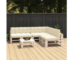 Vidaxl - Cuscini per Divani su Pallet 7 pz Crema crema
