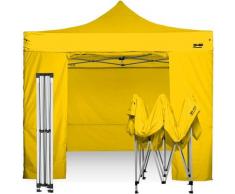 Ray Bot - Gazebo Pieghevole 3x3 CON LATERALI - GIALLO - GIALLO