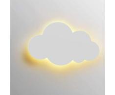 Applique moderna a forma di nuvola Per interni In acrilico Con lampade LED integrate Colore caldo