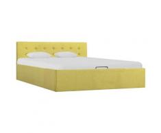Vidaxl - Giroletto Idraulico con Contenitore Tessuto 140x200cm Lime Giallo Giallo
