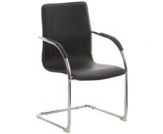 Sedia visitatore Melina V2 Nero