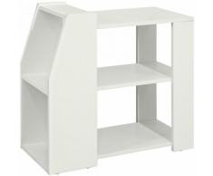 SoBuy Comodino Piccolo Tavolino da Salotto Moderno Comodino Bianco Comodini L65*P30*A60cm FBT104-W