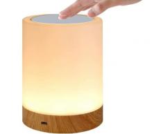 Devenirriche - Lampada LED Touch per camera da letto, soggiorno, ufficio - Lampada da comodino con