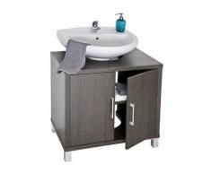 Mobile lavabo per bagno Gala 8915 | Mobile lavabo per bagno con ante e ripiani | Mobili da bagno |