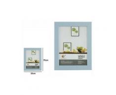 Trade Shop - Cornice Per Foto Fotografie Quadri Tele Dimensioni 50 X 70 Cm Azzurra -