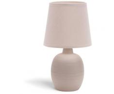 Abat jour Sophie lampada da tavolo E14 marrone