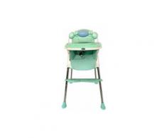Seggiolone pappa verde 4 in 1, seggioloni cucina per bambini da 6 mesi in poi con giochi e