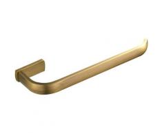 Portasciugamani da 29,5 cm / 11,6' in ottone con montaggio a parete da bagno dorato