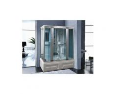 Sicorage - Cabina idromassaggio con vasca idro, sauna bagno turco, fm, cromoterapia 160x85 full