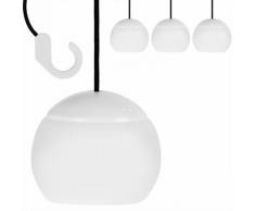 Monzana - Set di 4 LED Lampade Campeggio a Sospensione Lanterne Giardino Esterno Illuminazione