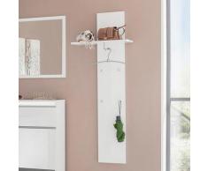 Appendiabiti da parete ingresso design moderno 4 ganci mensola Magic Jako Blanco