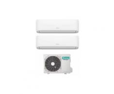 Hisense - Climatizzatore Condizionatore Dual Split Inverter serie hi-comfort 7+7 con 2AMW35U4RGC