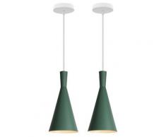 2 pcs lampadario moderne creative E27 lampada a sospensione decorativo camera letto soggiorno