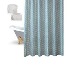 Tende da doccia 120x180 cm Tenda da doccia ispessita Tenda da bagno impermeabile a prova di muffa