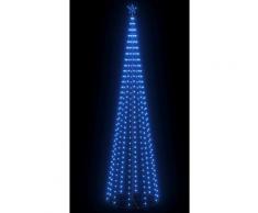 Vidaxl - Albero di Natale a Cono Blu 100x360 cm con 400 led Blue