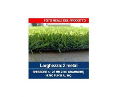 Prato Erba Sintetica Moquette Manto Erboso Giardino Esterno H Mt 2 Verde 35894 11 Mt