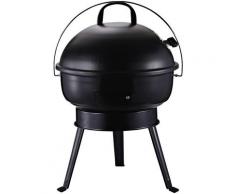 Outsunny - Barbecue da Viaggio con Coperchio con Ventola Regolazione Calore