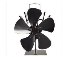 Ventilatore per Stufa a Legna - Ventilatori per Stufa a 5 Lame per Stufa a Legna/Legna/camino,