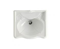 Azzurra Ceramica - Ceramica azzurra Lavabo Jubileum incasso 61x52 tre fori in ceramica bianco