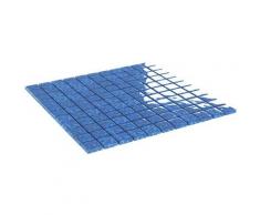 Vidaxl - Piastrelle Mosaico 11 pz Blu 30x30 cm in Vetro
