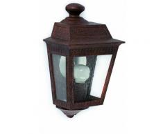 Faro Barcelona - Argot 1/2 Lampada Da Parete Marrone Ossido 1 x E27 Marca Faro