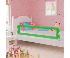 Sponde Letto di Sicurezza Bambini Verde 180x42cm Poliestere - Bambini Verde 180x42cm Poliestere