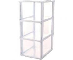 Baroni Home Organiser Cassettiera Ufficio. Organizer Scrivania. Portaoggetti Multiuso in Plastica.