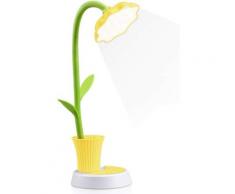 Litzee - Led Lampada da Tavolo Lampade da Scrivania Comodino Luce da Lettura da Libro, Portatile