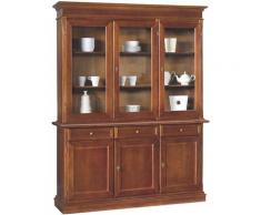 Magazzinosottocosto | Credenza dispensa vetrina noce