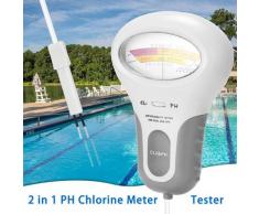Superseller - CL2 & ph piscina tester di qualita dell'acqua, tester del pHmetro di qualita piscina