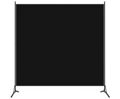 Paravento a 1 Pannello Nero 175x180 cm