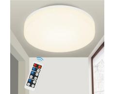 Hengda - Plafoniera led da 15W con sensore di movimento Plafoniera da bagno Lampada da bagno bianco