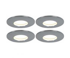 Set di 4 faretti LED da incasso a soffitto faretti faretti illuminazione sala da pranzo lampade