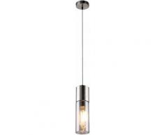 Lampada da soffitto a pendolo di design illuminazione soggiorno lampada a sospensione in vetro fumo