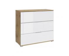 JADEA - Cassettiera in stile scandinavo per soggiorno / camera da letto / sala da pranzo - 95x86x41
