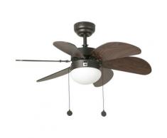 Faro Barcelona - Ventilatori da soffitto con luce Palao 33185