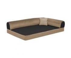 Divanetto Cuccia Materassino in Memory per Cani Nerone Memory 8+2 cm misura 60x50 cm - Cuccioletti