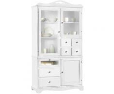 Dispensa 3 ante 7 cassetti laccato bianco opaco - Mobili 2g