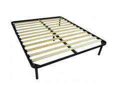 Rete a doghe 160X200 matrimoniale con piede centrale