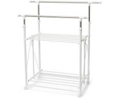 Todeco Stand Appendiabiti, Appendiabiti con Ruote, Appendiabiti Portatile Metallico, Stender