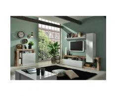 Zenzero Shop - Soggiorno moderno di design composto da parete attrezzata e madia a 2 ante in