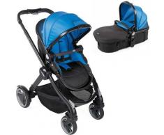 Chicco - Passeggino Fully Trasformabile Carrozzina Navicella Trasportabile Blu