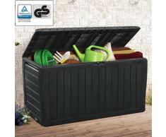 Keter Baule da giardino Marvel Plus contenitore da esterno cassapanca balcone terrazza patio