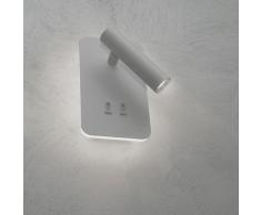 Lampada led da lettura parete muro applique 6W orientabile per casa hotel 6500K
