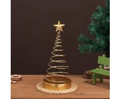 Devenirriche - Arte del ferro dell'albero di Natale, albero di natale della tavola della