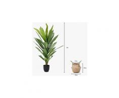 Piante finte Decorazioni per interni Camera da letto Balcone Pianta artificiale Dracaena fragrans