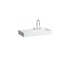 Kartell Lavabo, in costruzione, mensola sinistra, 1 foro per rubinetto, senza sfioratore, 900x460,